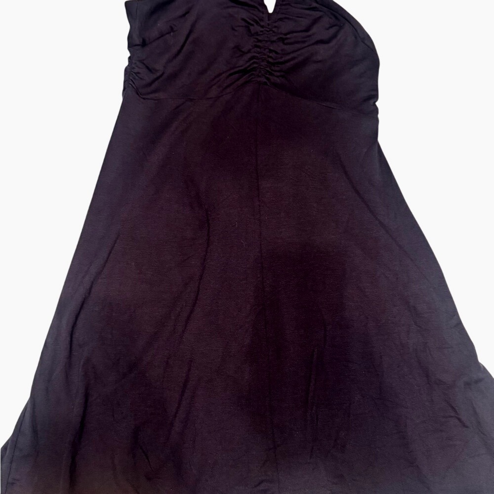 Cabi Black Ruched Front Halter Dress – Size Small
Retail: $110
